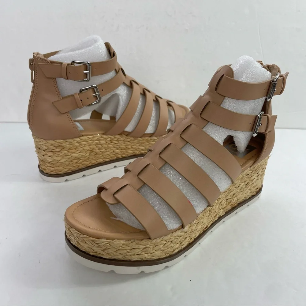 DV by Dolce Vita Breva Caged Platform Fisherman Espadrille Sandals‎ - Picture 6 of 13